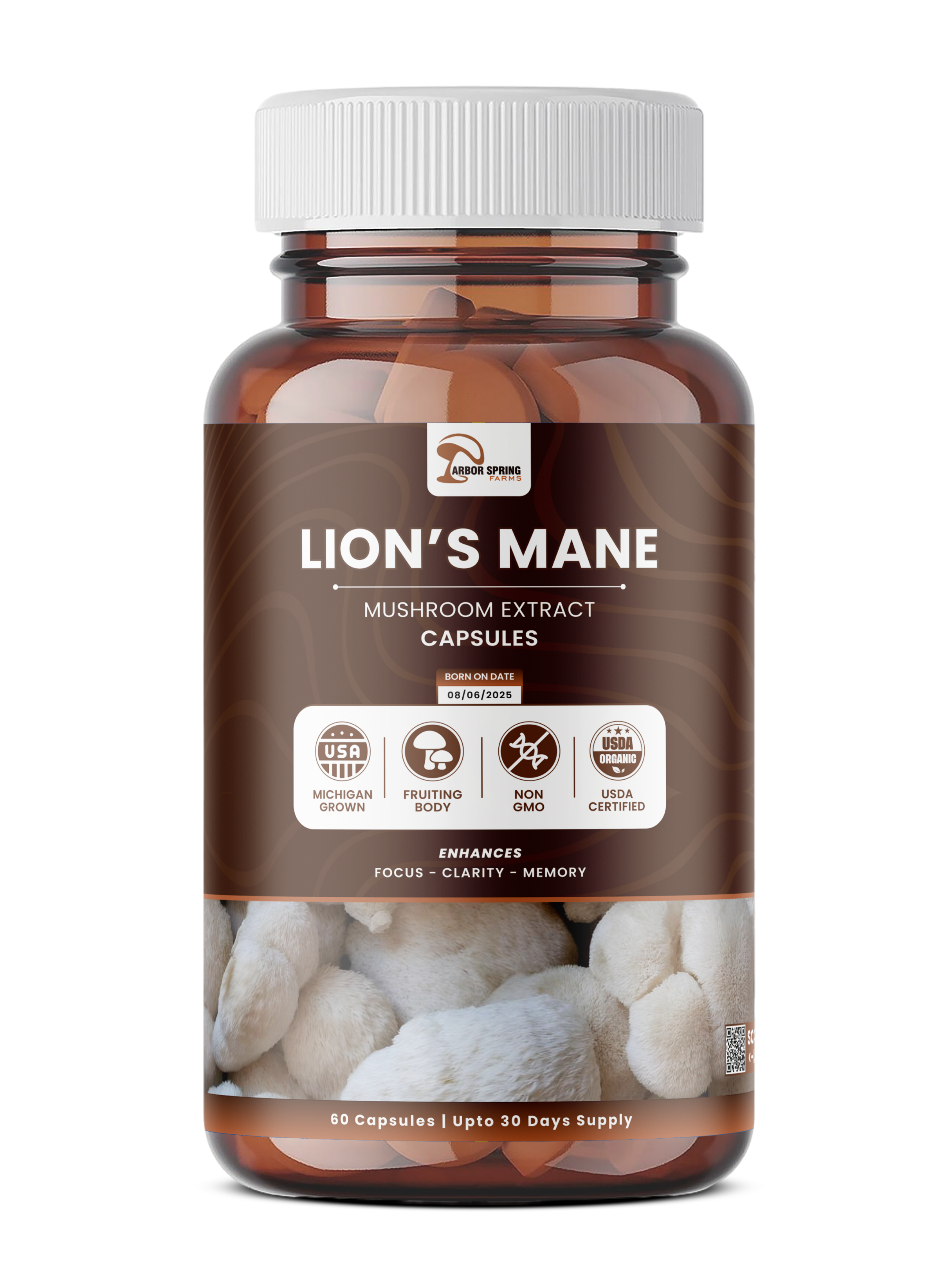 Organic Lion's Mane Extract Capsules