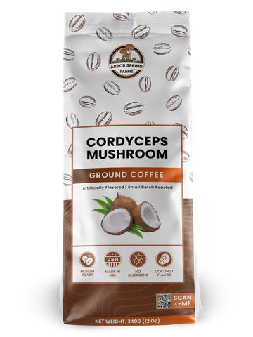 Cordyceps - Toasted Coconut - Ground Coffee