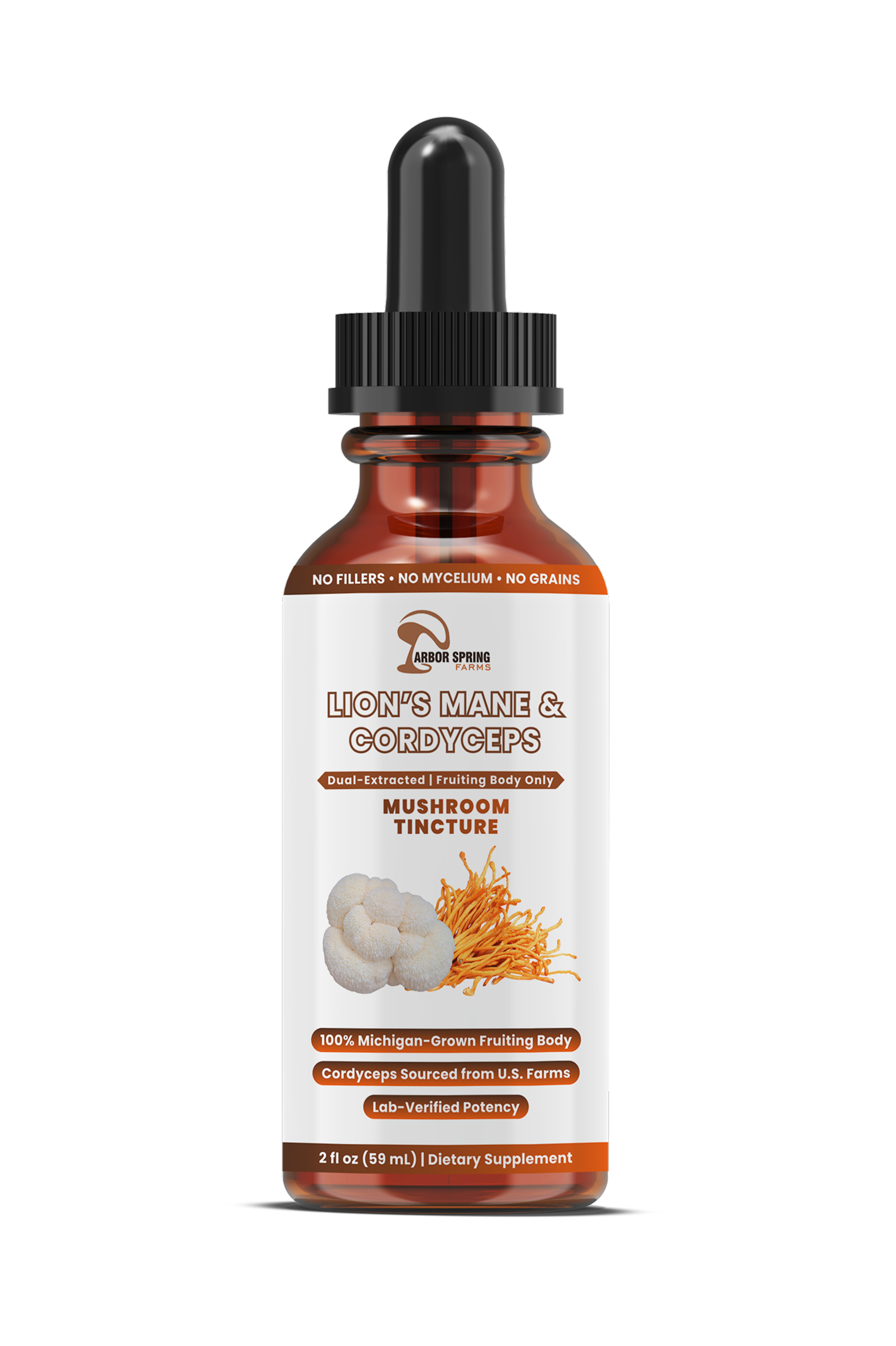 Lion’s Mane & Cordyceps Mushroom Tincture