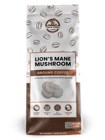 Lion's Mane - Toasted Coconut - Ground Coffee