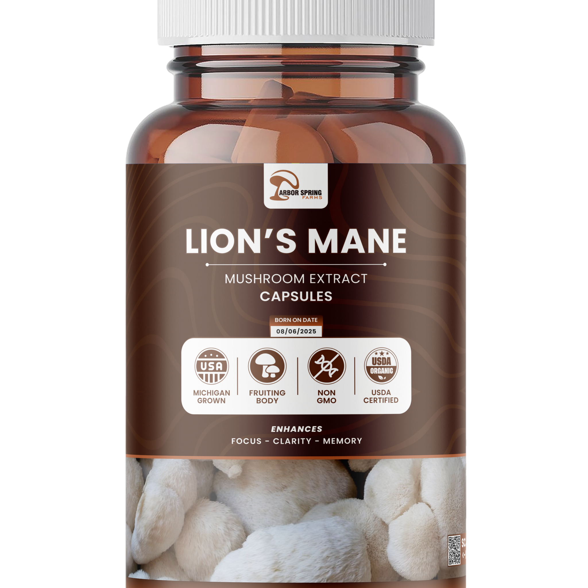 Organic Lion's Mane Extract Capsules