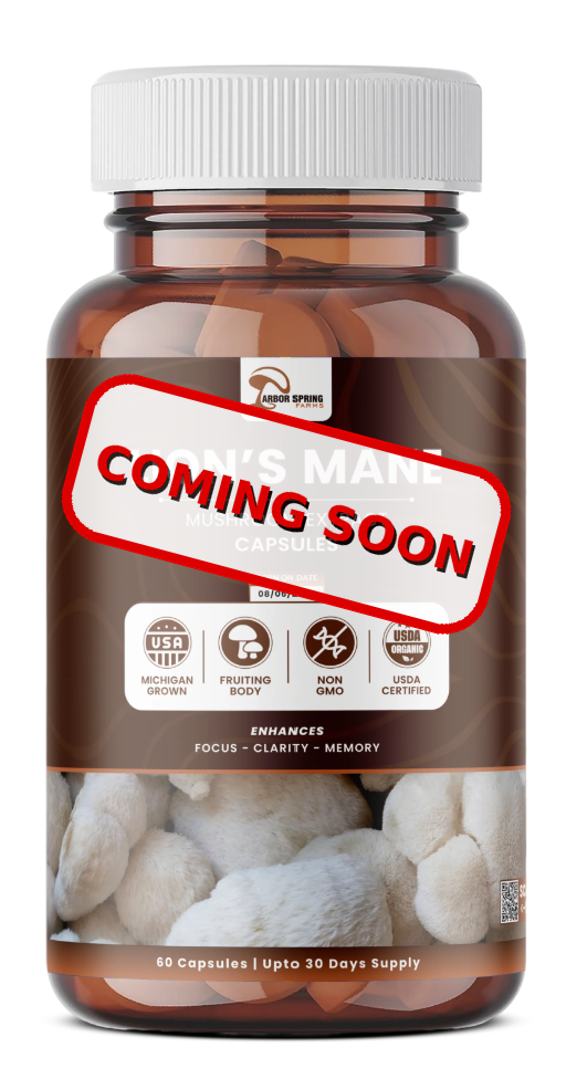 100% Natural Lion's Mane Extract Capsules