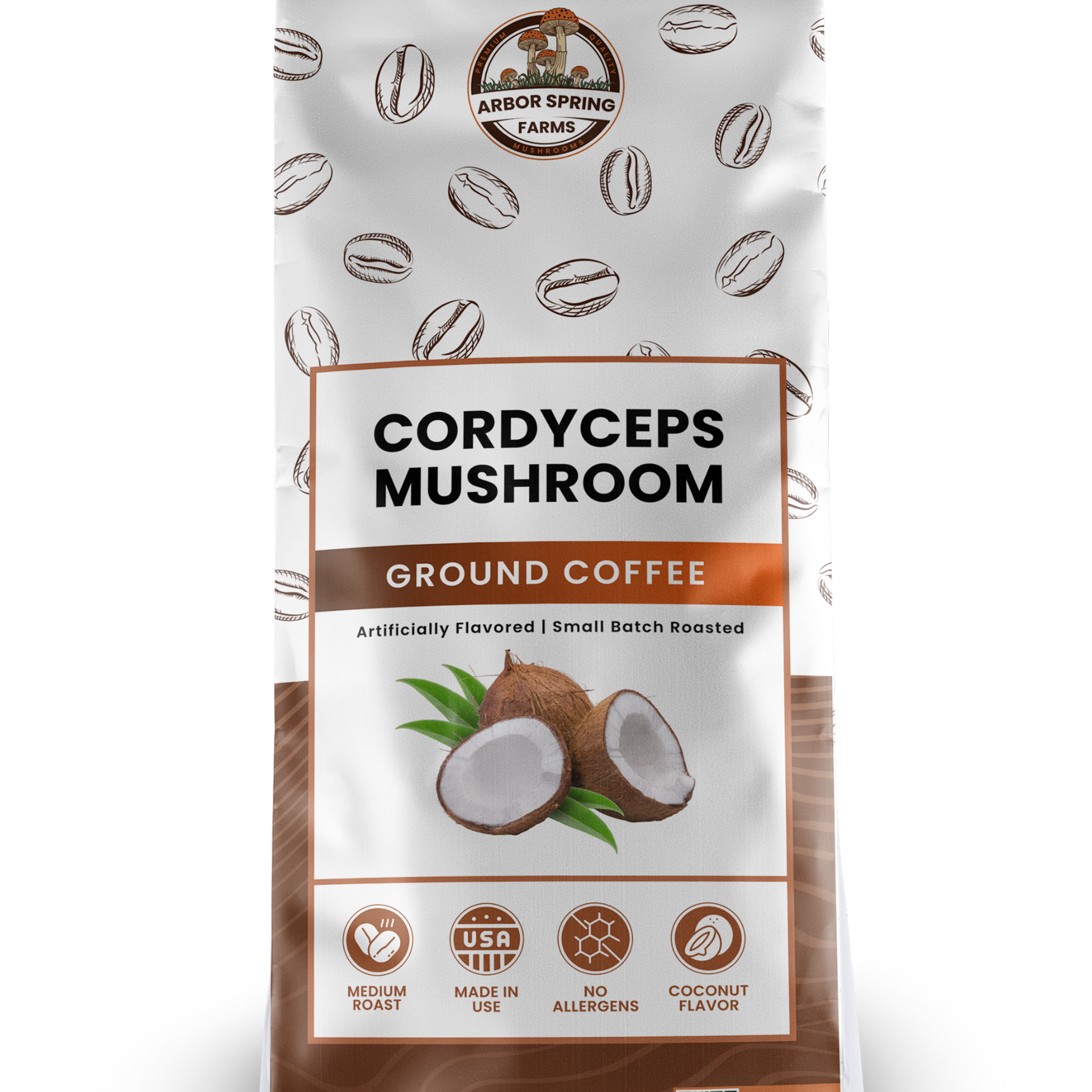 Cordyceps - Toasted Coconut - Ground Coffee