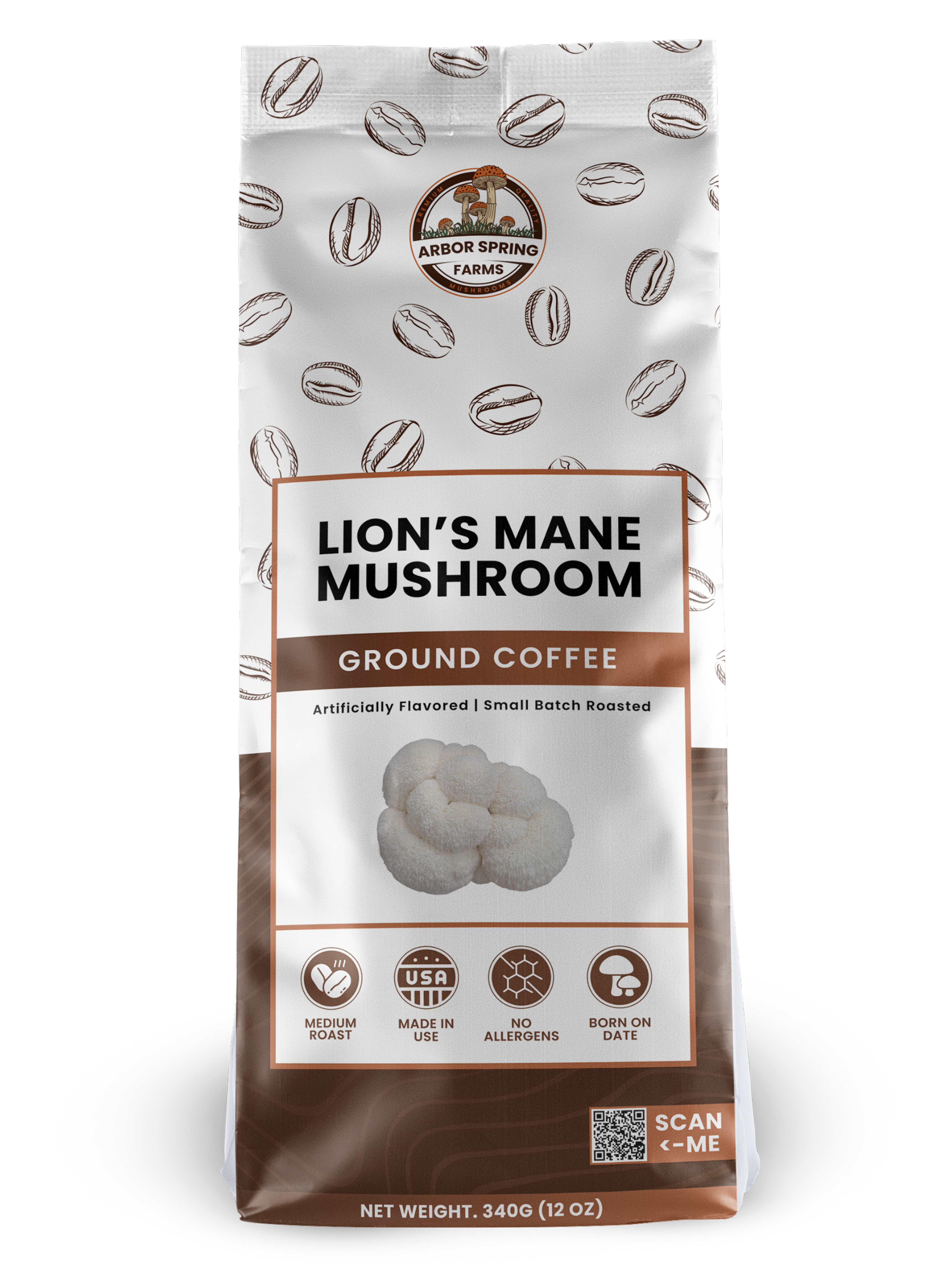 Lion's Mane - Toasted Coconut - Ground Coffee