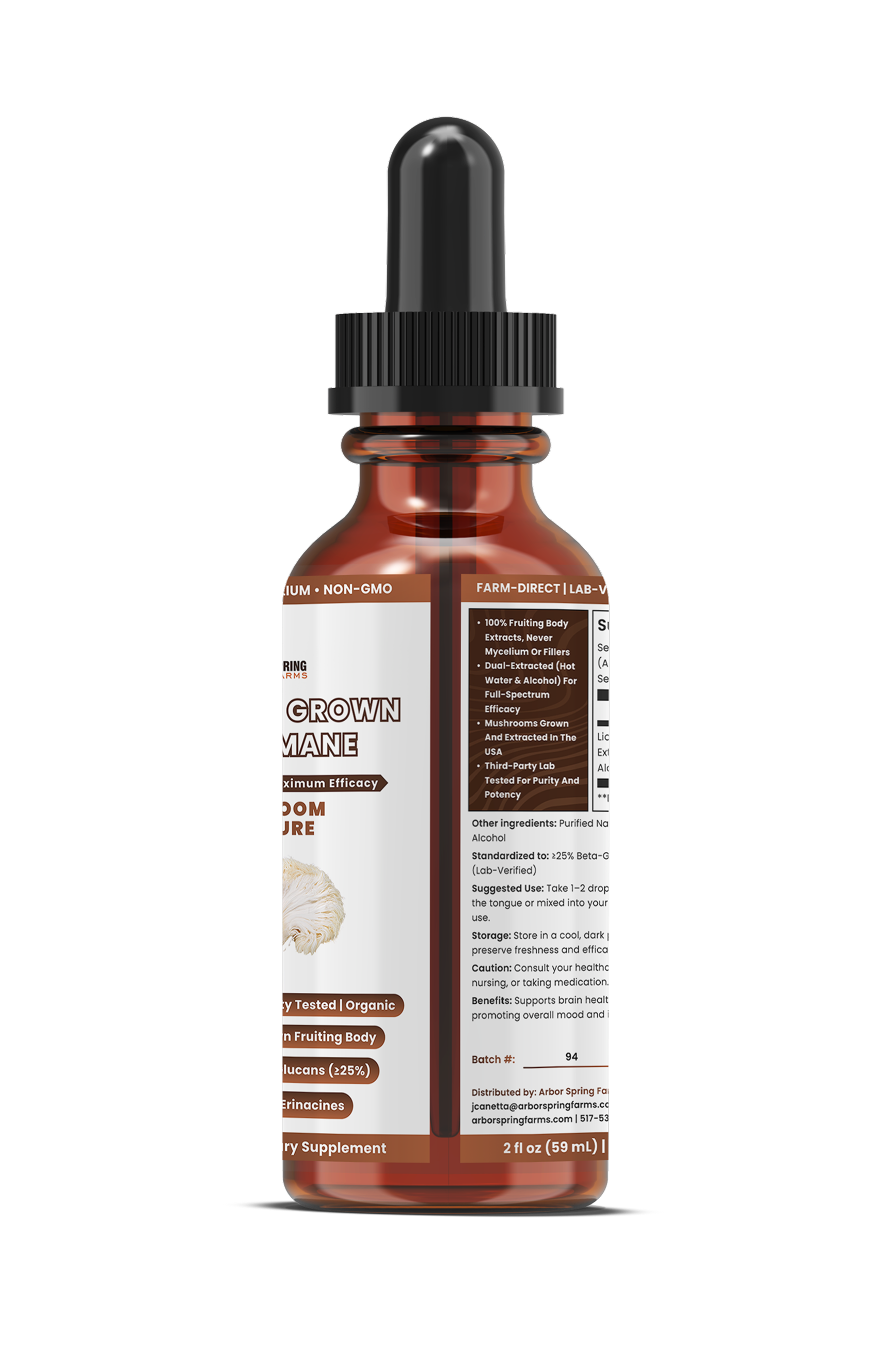 Lion's Mane Mushroom Tincture