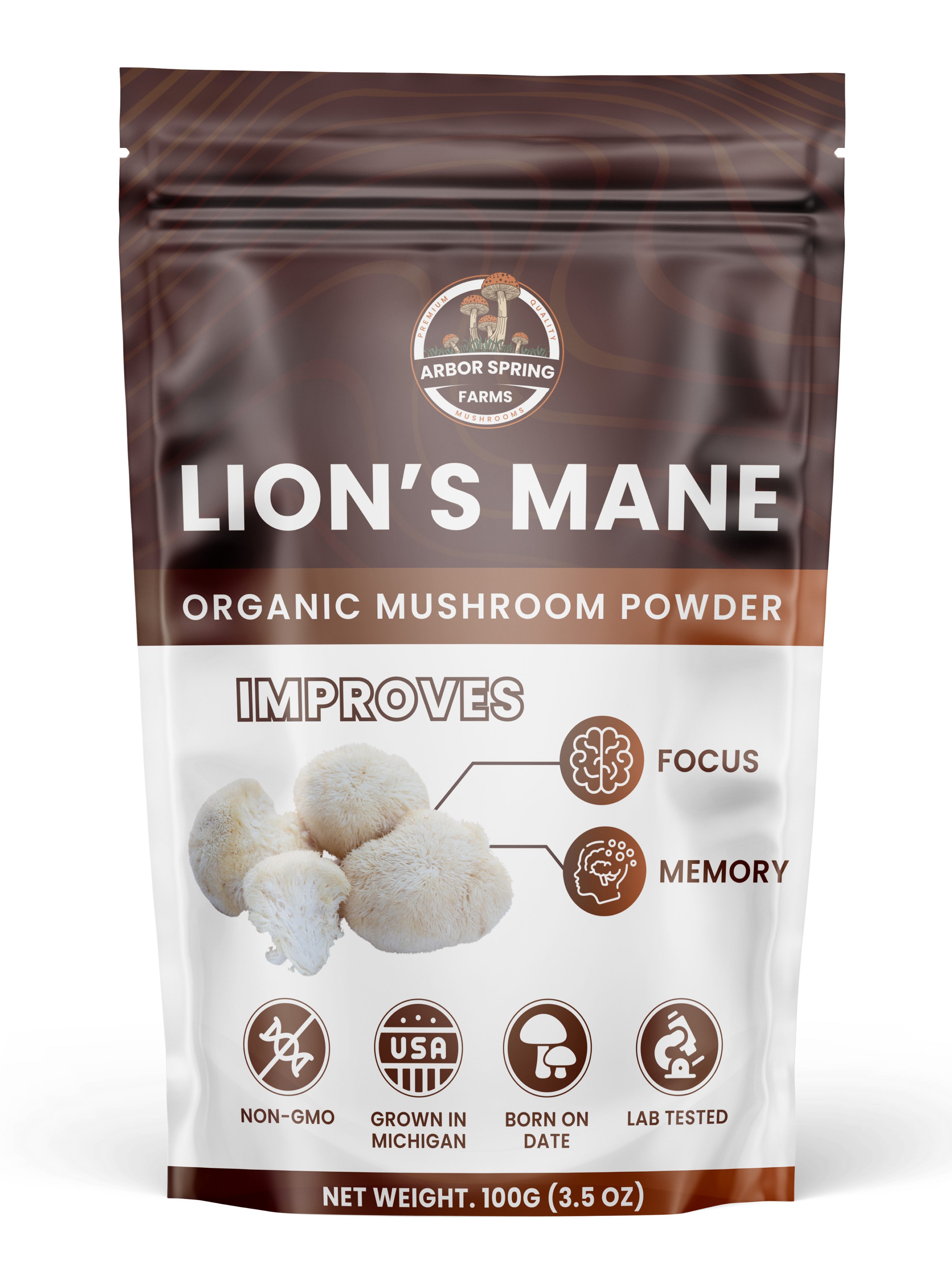 Lion’s Mane Organic Mushroom Powder