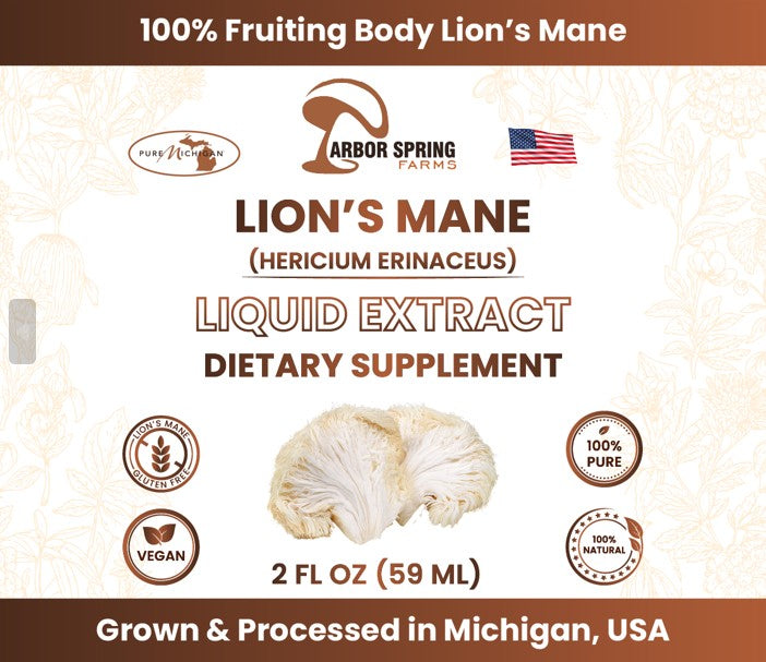 Lion's Mane Mushroom Tincture